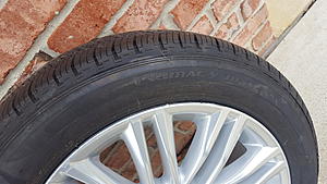 2013 ES350 new OEM wheel and Michelin tire-20170411_163346.jpg